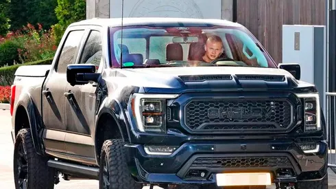 Haaland compró una nueva monstruosa camioneta y pagó una fortuna