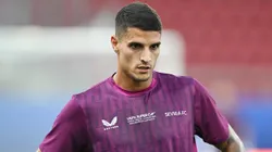 Erik Lamela en su paso por Sevilla.