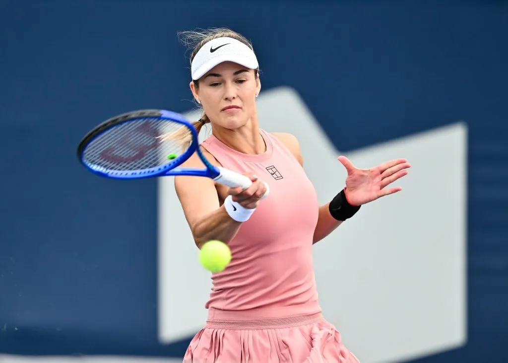 Anna Kalinskaya en Cincinnati. (Foto: Getty).