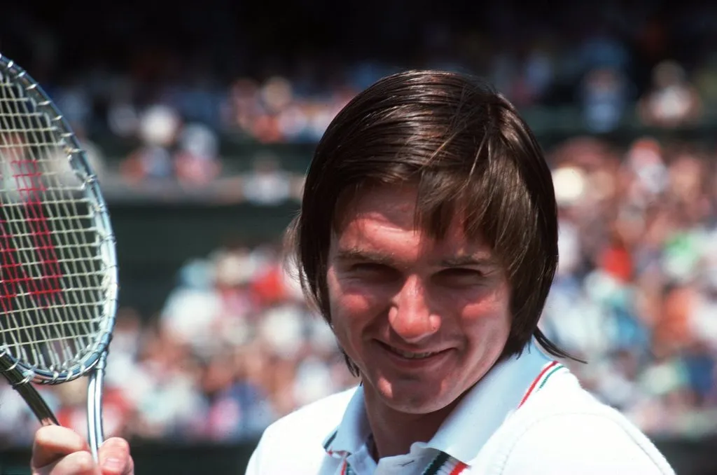 Jimmy Connors en 1975. (Foto: Getty).