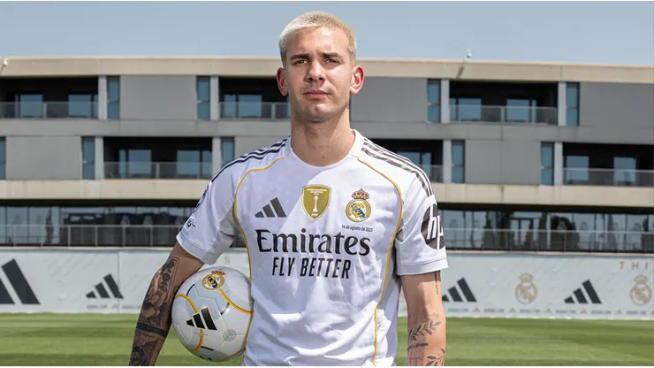 Franco Mastantuono, futbolista del Real Madrid.