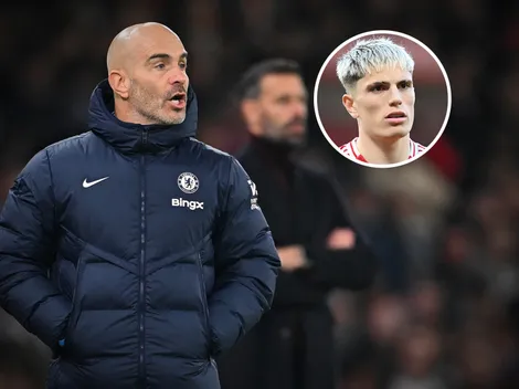 Enzo Maresca confirmó que Garnacho se acerca al Chelsea: "Probablemente necesitemos algo"