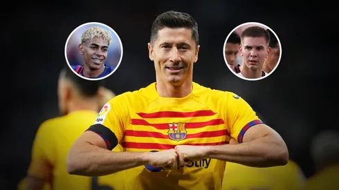 Robert Lewandowski se refirió a Franco Mastantuono y Lamine Yamal.
