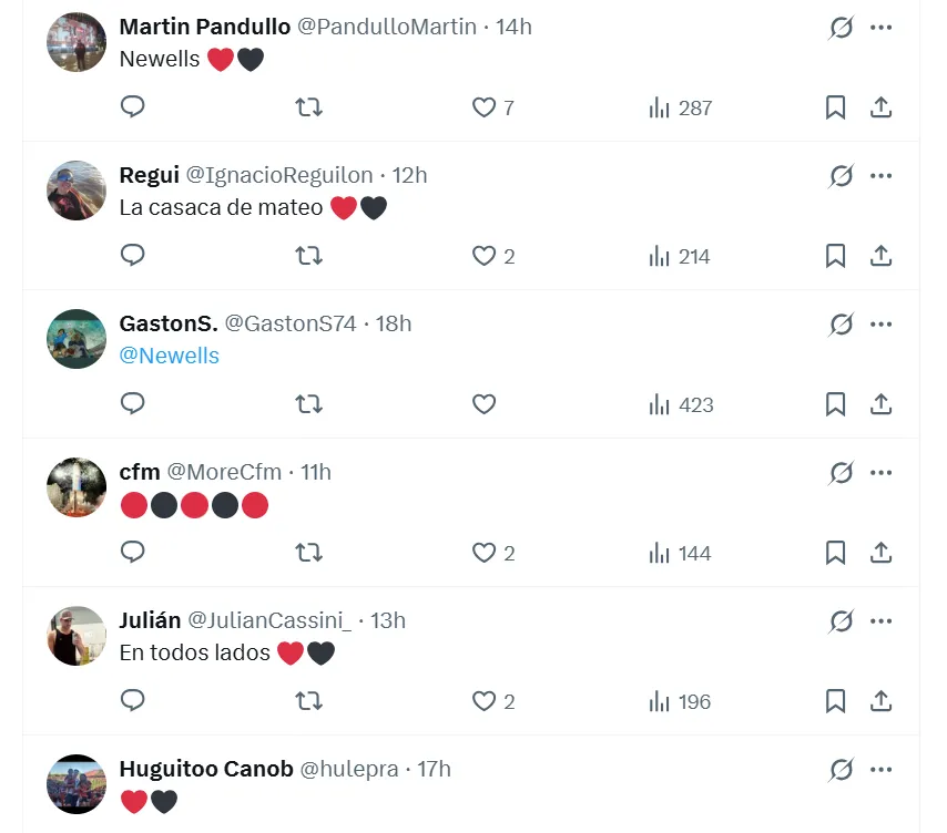 La reacción de los hinchas de Newell’s ante el guiño de Mateo Messi a la Lepra.