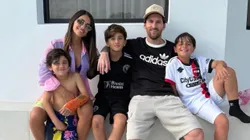 El video de Lionel Messi y su hijo jugando al fútbol que enloqueció a los hinchas de Newell's: "En todos lados"