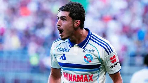 Joaquín Panichelli, delantero argentino de Racing de Estrasburgo.