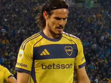 La polémica reacción de Cavani cuando salió reemplazado ante Independiente Rivadavia