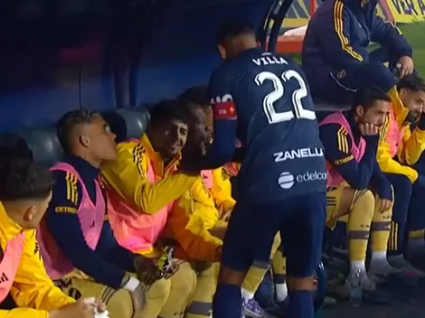 Así fue la reacción de los jugadores de Boca al cruzarse con Sebastián Villa previo al partido contra Independiente Rivadavia