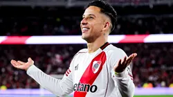 Sebastián Driussi celebra su primer gol ante Godoy Cruz.