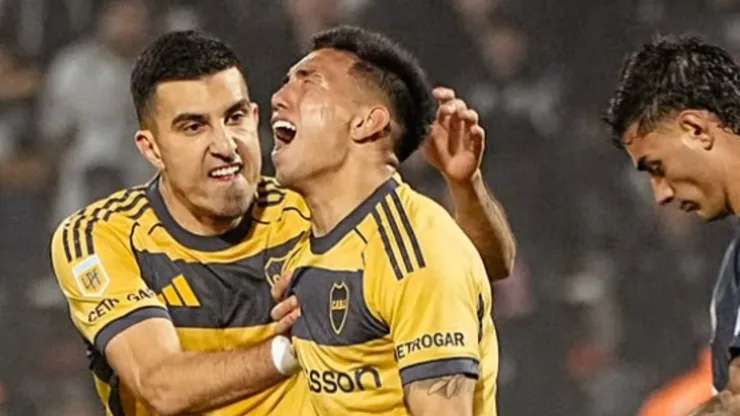 Alan Velasco, convirtió su primer gol en Boca.
