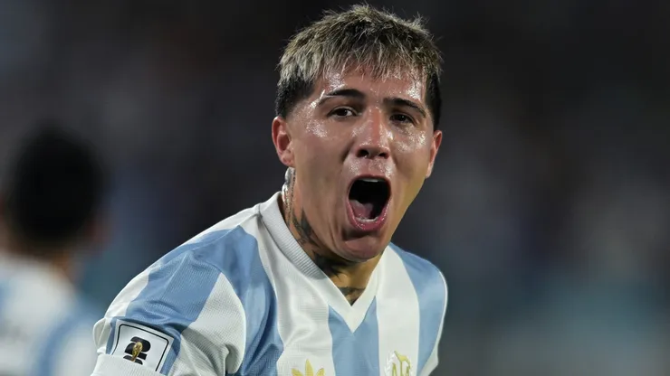 Enzo Fernández, volante de la Selección Argentina.