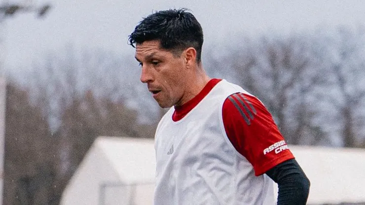 Enzo Pérez, líder de River.
