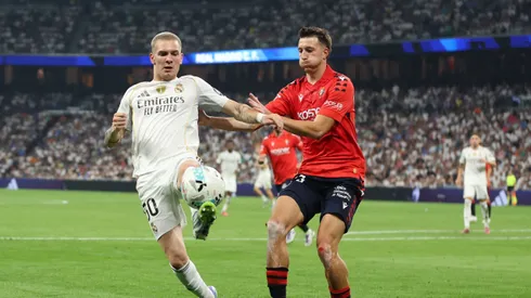 En el debut de Franco Mastantuono, Real Madrid le ganó a Osasuna