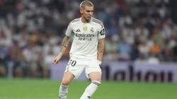 Franco Mastantuono durante su debut en Real Madrid.