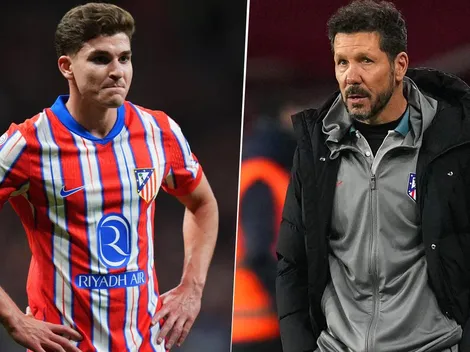 ¿Quiebre entre Julián y Simeone? Los rumores invaden al Atlético de Madrid