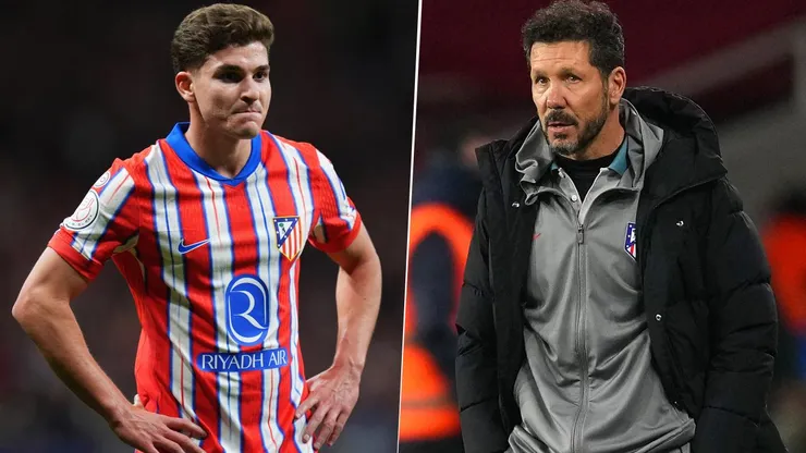 En España aseguran que el entorno de Julián Alvarez ya no confía en Diego Simeone.