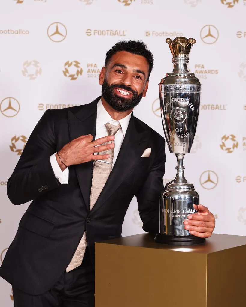 Salah fue el jugador de la temporada, de forma unánime.