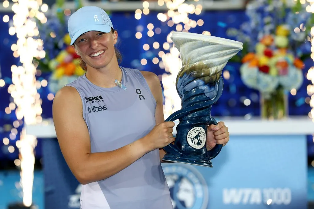 Iga Swiatek, campeona del WTA 1000 de Cincinnato 2025. (Foto: Getty).
