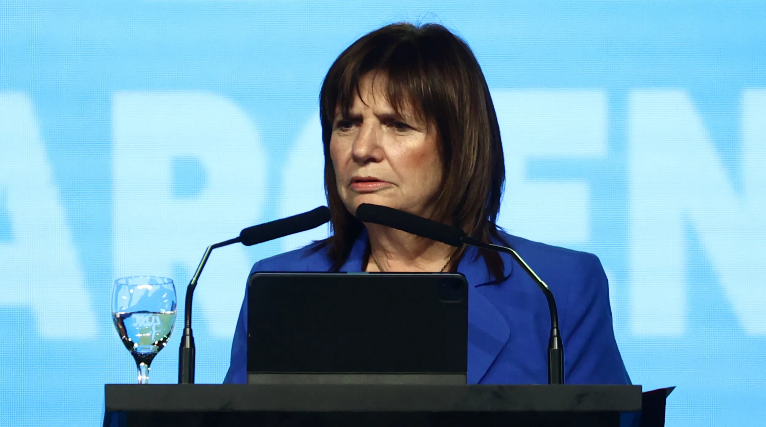 Patricia Bullrich denunció a Chiqui Tapia y Pablo Toviggino ante la Conmebol (Getty).