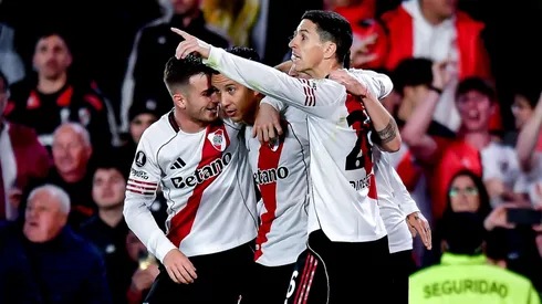 Los jugadores de River celebrando.