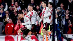 Sebastián Driussi celebra su gol ante Libertad de Paraguay.