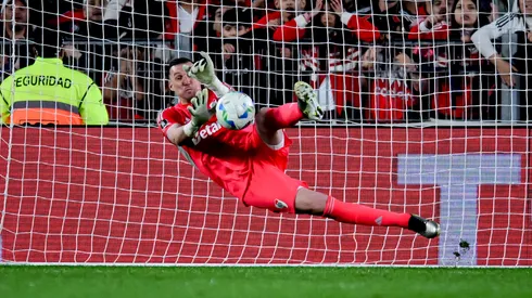 Franco Armani contuvo el último penal en la serie entre River y Libertad por los octavos de final de la Copa Libertadores.