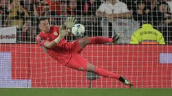 Franco Armani contuvo el último penal en la serie entre River y Libertad por los octavos de final de la Copa Libertadores.