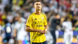 Cristiano Ronaldo, el astro portugués que se desempeña en Al Nassr, tras perder la final de la Supercopa de Arabia Saudita contra Al Ahli.