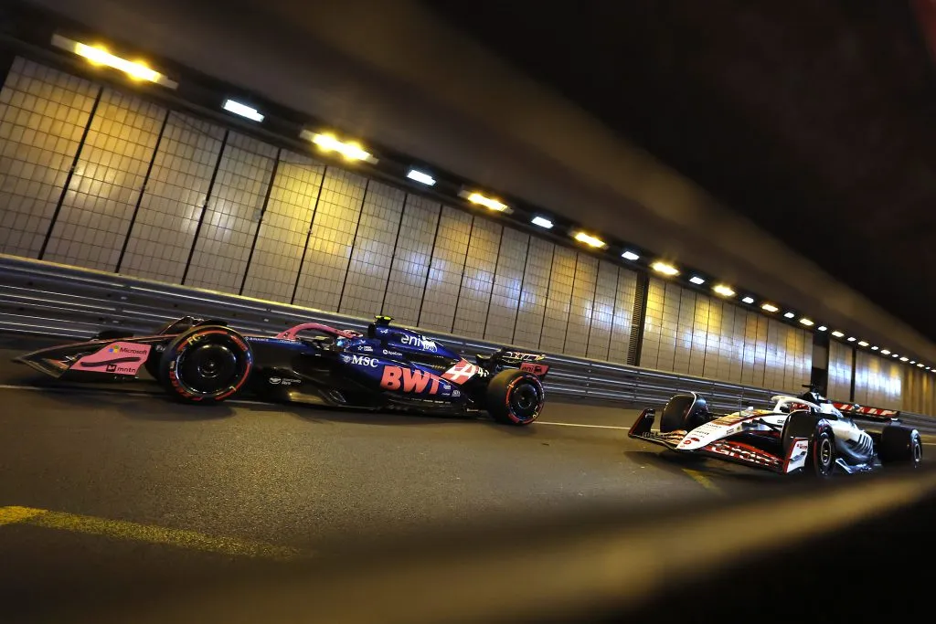 Colapinto y Ocon, compitiendo en el GP de Montecarlo (Getty)