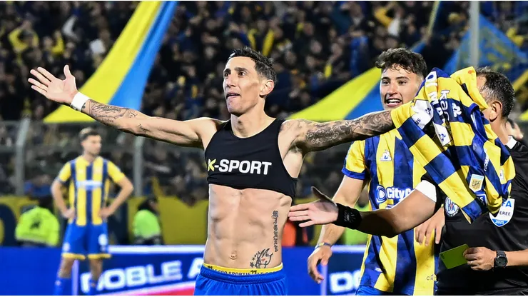 Ángel Di María, la figura del último clásico de Rosario.