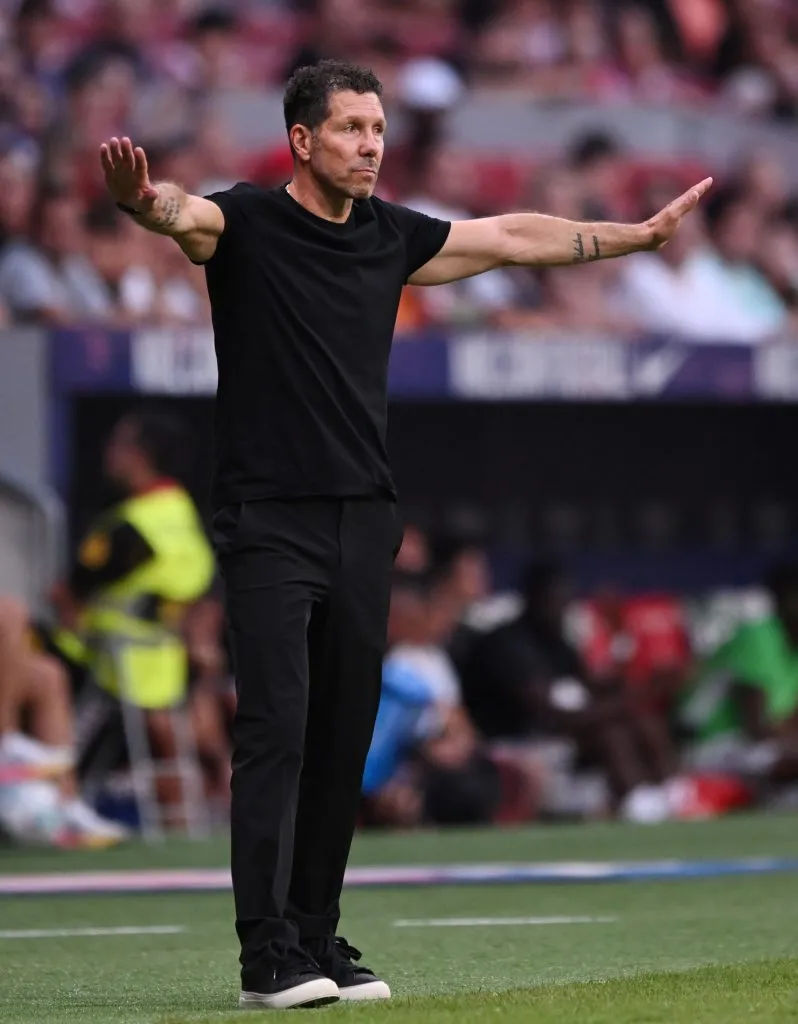 Simeone se hizo eco de la reprobación de los hinchas en el Metropolitano. (Foto de Getty).