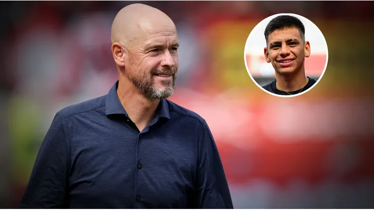 Ten Hag se mostró ilusionado con el debut de Echeverri.