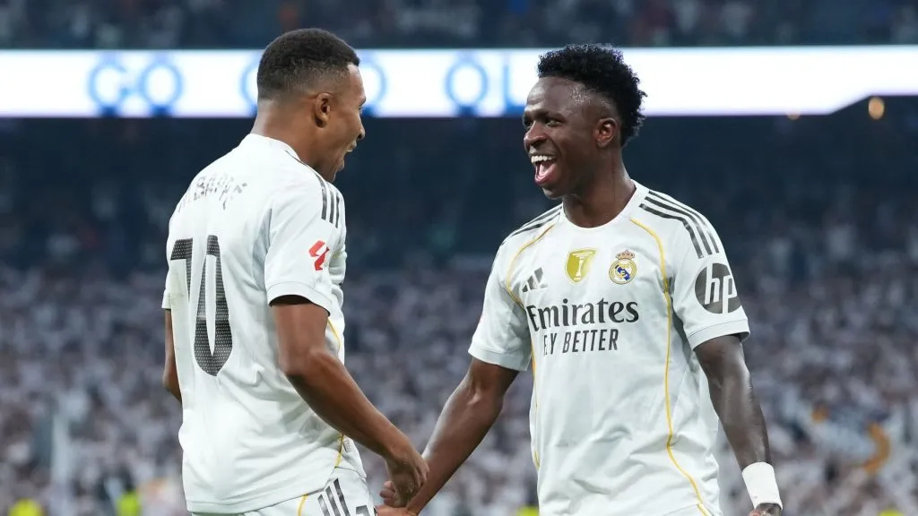 Mbappé y Vinicius, una dupla que busca seguir siendo decisiva. (Getty Images)