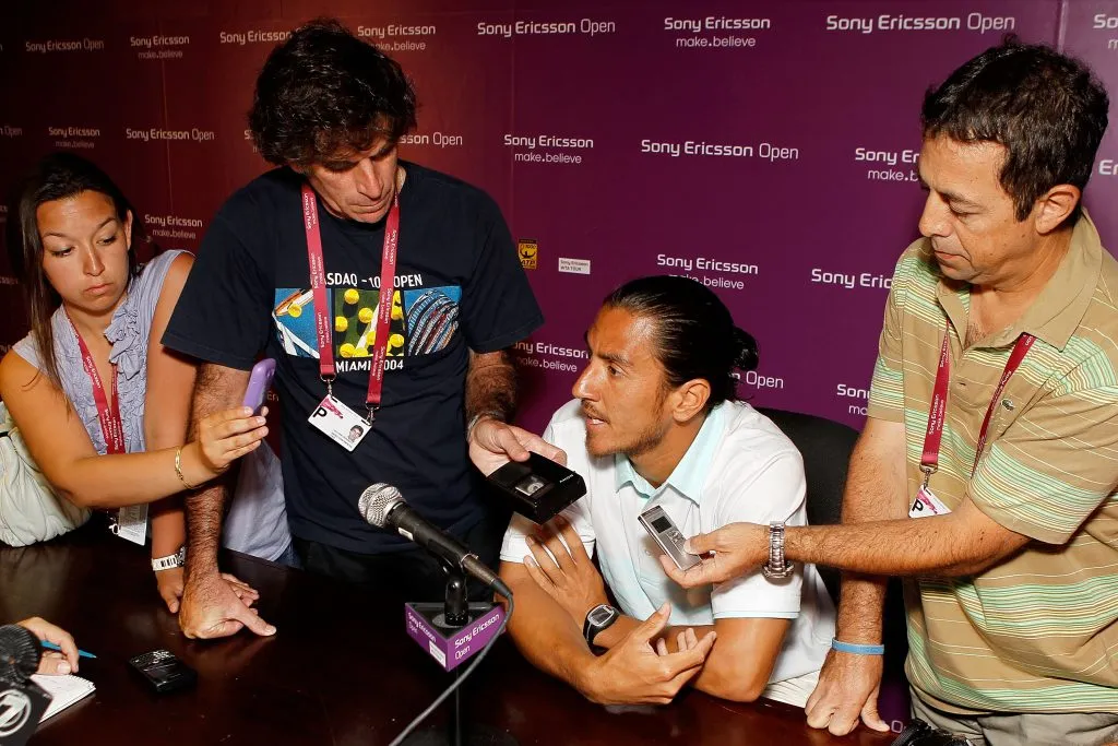 Guillermo Cañas en 2010, ese año se retiró y se convirtió en entrenador. (Foto: Getty).