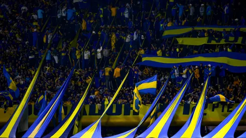 La Bombonera en el partido frente a Banfield.