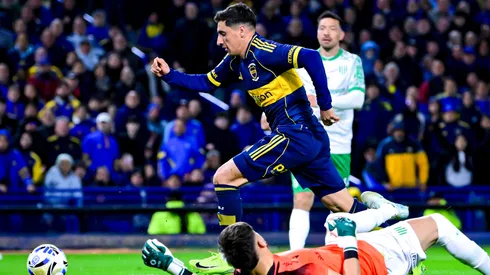 Merentiel abrió la cuenta para Boca.