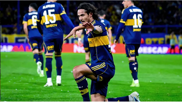 Cavani cortó la sequía y festejó ante Banfield.