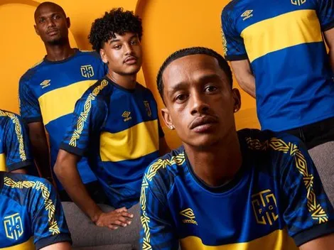 Lo copian en todo el mundo: un equipo de Sudáfrica presentó una camiseta idéntica a la de Boca
