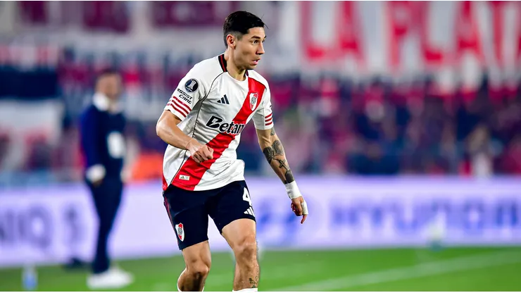 Gonzalo Montiel con la camiseta de River.
