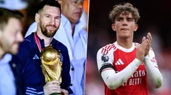 Theo Walcott comparó al juvenil de 15 años del Arsenal Max Dowman con Lionel Messi.