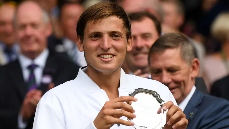 Axel Geller, subcampeón de Wimbledon júnior en 2017