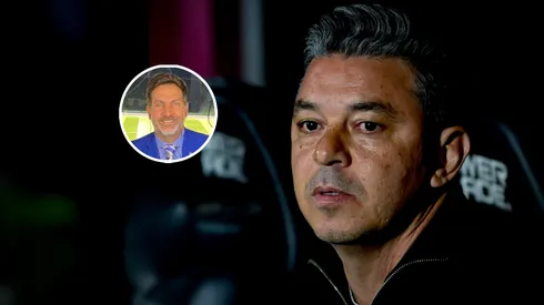 Marcelo Gallardo en Lanús - River