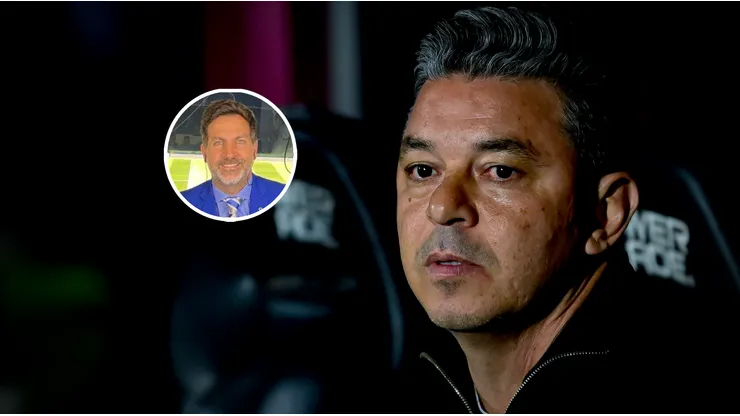 Marcelo Gallardo en Lanús - River