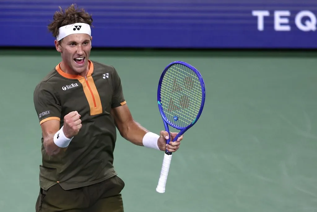 Casper Ruud venció a Ofner por la primera ronda del US Open 2025. (Foto: Getty).
