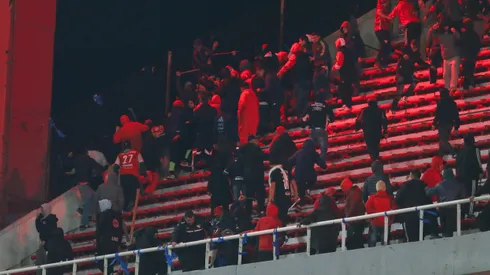 Sacan a la luz el audio del hincha de U de Chile que luchó por su vida tras caer desde la tribuna de Independiente