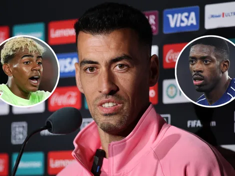 Sergio Busquets eligió entre Lamine Yamal y Ousmane Dembélé para el Balón de Oro: "Ojalá pueda"