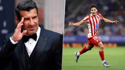 Luis Figo mencionó a Julián Alvarez entre los candidatos para ser MVP de LaLiga 2025/2026.