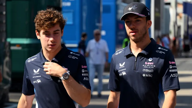 Franco Colapinto y Pierre Gasly