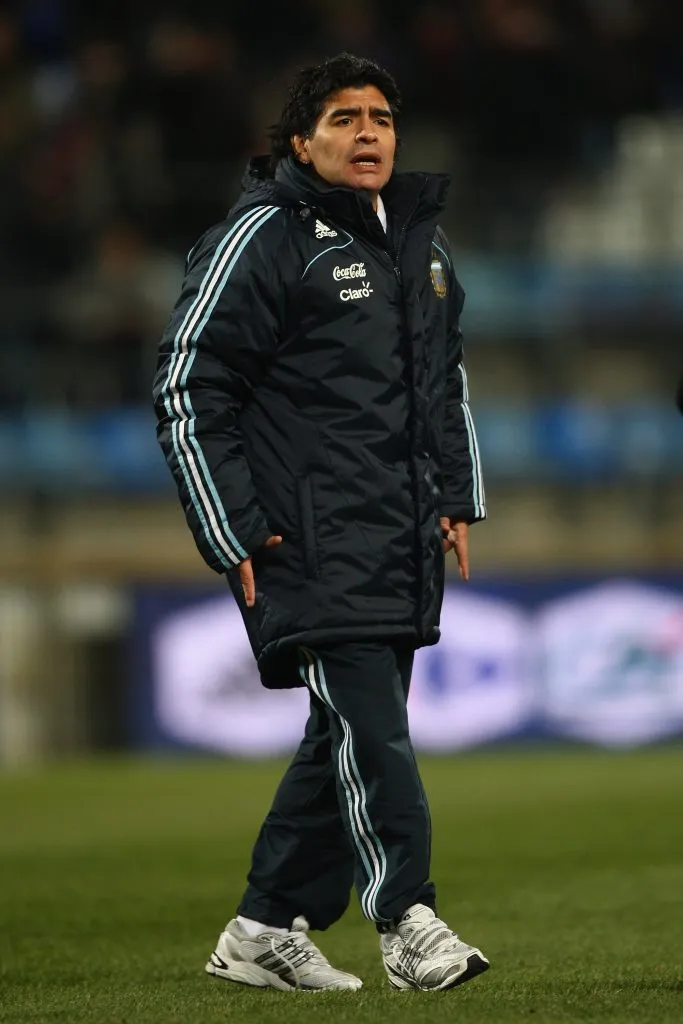 Diego Armando Maradona en 2009. (Foto: Getty).