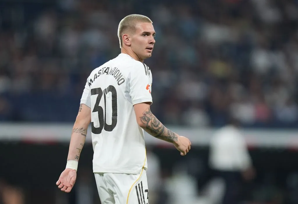 Franco Mastantuono. (Foto: Getty).